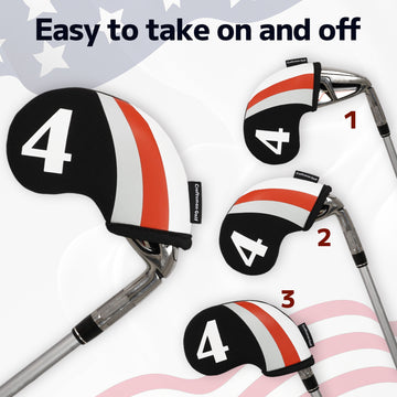 White& Black& Red Iron Cover 10pcs(4-9,P,A,S,X)Neoprene